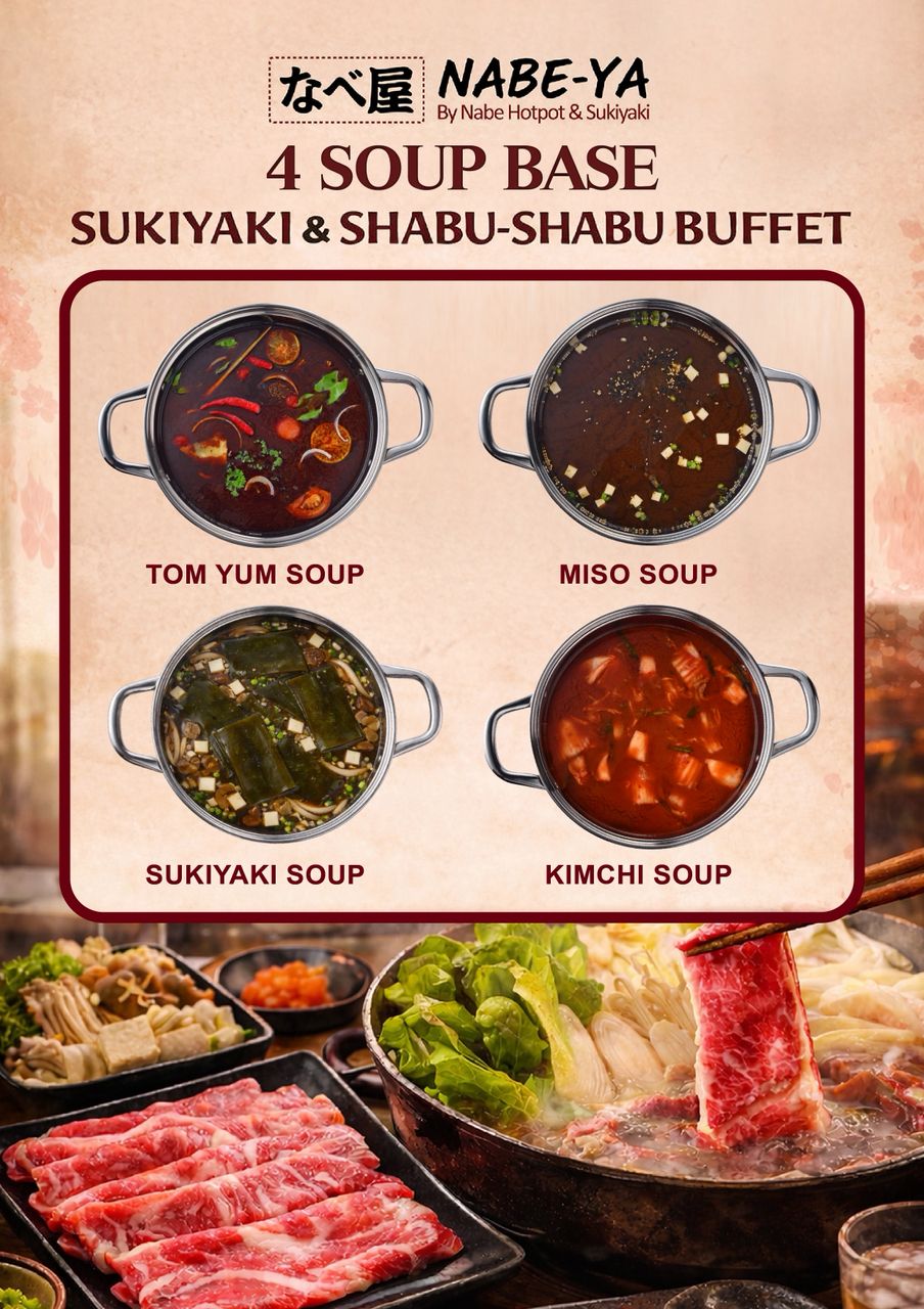 NABE-YA 4 Soup Bases